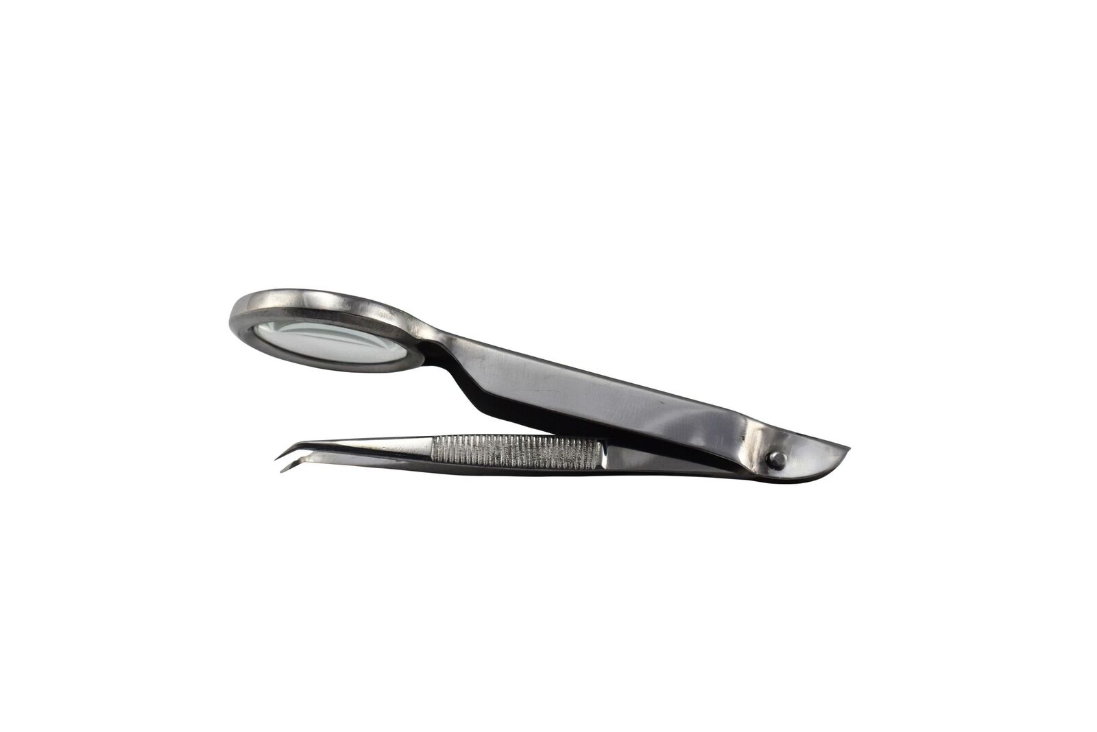 Sharp Tip Tweezers With Magnifier Glass - Perfect For First Aid, EMT, Survival Kits, Jewelry Making