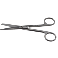 HIPP Surgical Scissors Sharp/blunt - straight 14cm