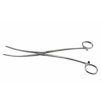 HIPP Uterine Forceps Bozemann dressing serrated curved 25cm