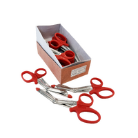 Universal Trauma Scissors 16cm Red (box of 12)