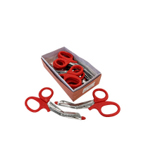 Universal Trauma Scissors 19cm Red (Box of 12)