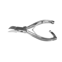 SAYCO Nail Nippers, Double Leaf Spring with lock - curved 14cm