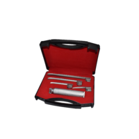 ARMO LARYNGOSCOPES Miller Set Handle and 4 Blades Standard Illumination In Case