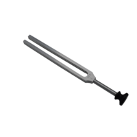 ARMO Lucae Tuning fork C128 Aluminium with foot