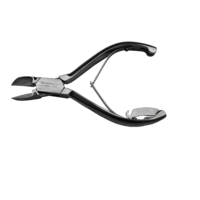 ARMO Nail Nippers, Double Leaf Spring with lock - curved 14cm