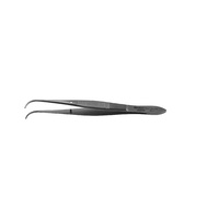 ARMO Eye Forceps Graefe Iris - curved with pin 10cm