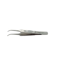 ARMO Eye Forceps Lester Iris - curved 1x2 no pin 7cm