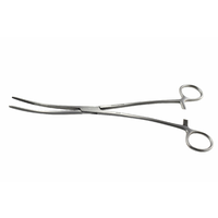 ARMO Uterine Forceps Bozemann dressing serrated curved 25cm