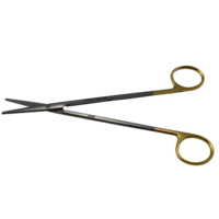ARMO Metzenbaum Scissors Straight Tungsten Carbide 18cm