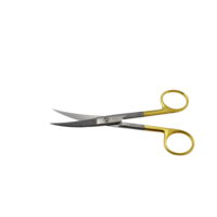 ARMO Surgical Scissors Sharp/sharp - curved, Tungsten Carbide 14cm