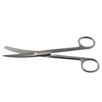 ARMO Surgical Scissors Sharp/blunt - curved 18cm
