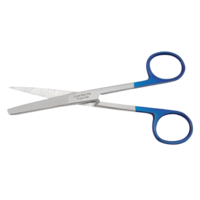 Dressing Scissors Bl/Sh Single Use 12.5cm