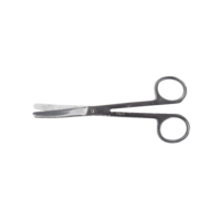 SAYCO First Aid Dressing Scissors bl/bl curved 13cm