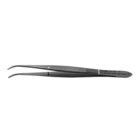 KLINI Eye Forceps Graefe Iris half curved with pin 10cm