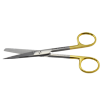KLINI Surgical Scissors Sharp/blunt - straight, Tungsten Carbide14cm