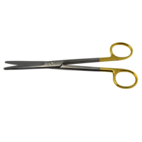 KLINI Mayo Scissors Straight Tungsten Carbide 17cm