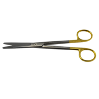 KLINI Mayo Scissors Straight Tungsten Carbide 17cm