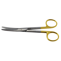 KLINI Mayo Scissors Curved Tungsten Carbide 14.5cm