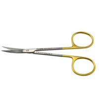 KLINI Iris Scissors curved Tungsten Carbide 11cm