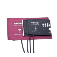 ADULT 2 Tube Cuff &amp; Bladder Burgandy