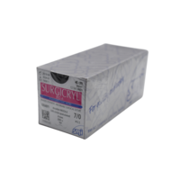 SURGICRYL PGA 7/0 Side Cutting Spatula 1/2 Circ 2 X 8mm -200µm 45cm Violet
