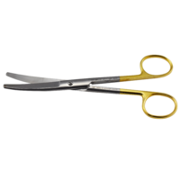 HIPP Surgical Scissors Blunt/blunt - curved, Tungsten Carbide 16cm