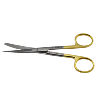 HIPP Surgical Scissors Sharp/blunt - curved, Tungsten Carbide 14cm