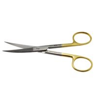 HIPP Surgical Scissors Sharp/sharp - curved, Tungsten Carbide 14cm