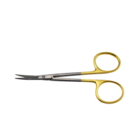 HIPP Iris Scissors curved Tungsten Carbide 11cm