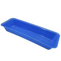 Injection Tray 200ml Blue non autoclavable pk/50
