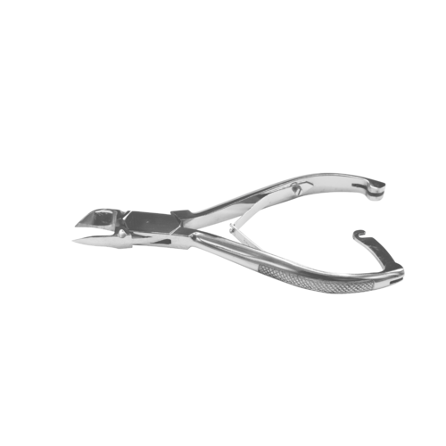 SAYCO Nail Nippers, Double Leaf Spring with lock - curved 16cm