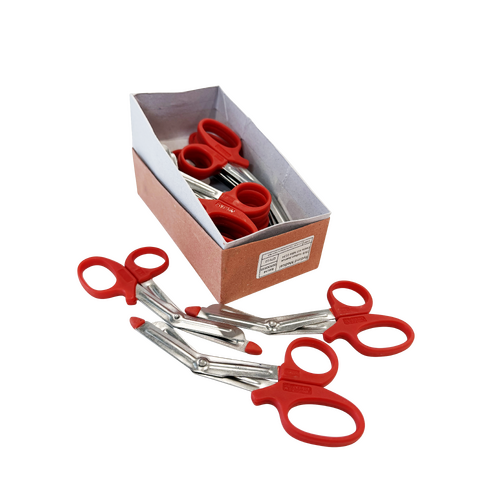 Universal Trauma Scissors 16cm Red (box of 12)