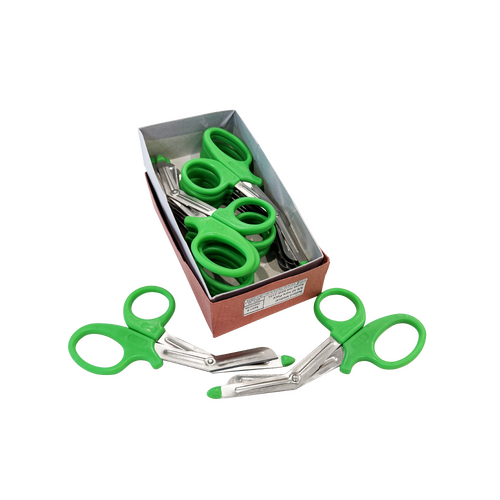 Universal Trauma Scissors 19cm Green (Box of 12)