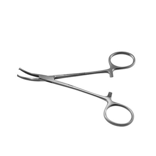ARMO Artery Forcep Halstead-Mosquito 1x2 curved 12.5cm