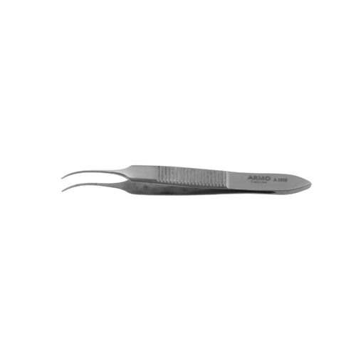 ARMO Eye Forceps Graefe Iris half curved no pin 7cm
