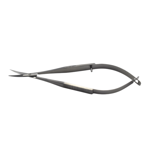 ARMO Castroviejo Scissors flat handles sh/sh curved 10cm