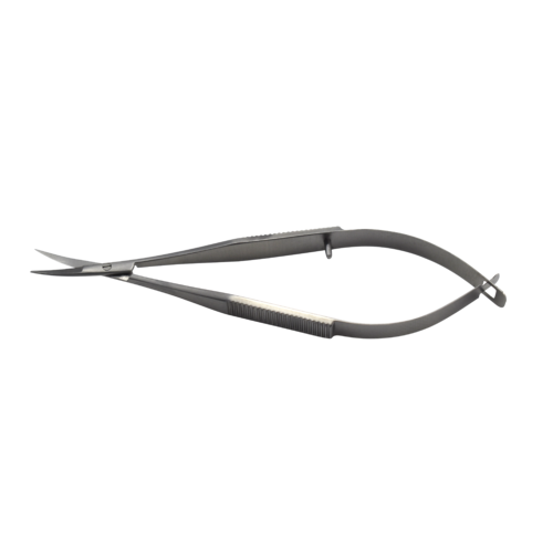 ARMO Castroviejo Scissors flat handles sh/sh curved 10cm