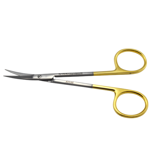 ARMO Iris Scissors curved Tungsten Carbide 11cm