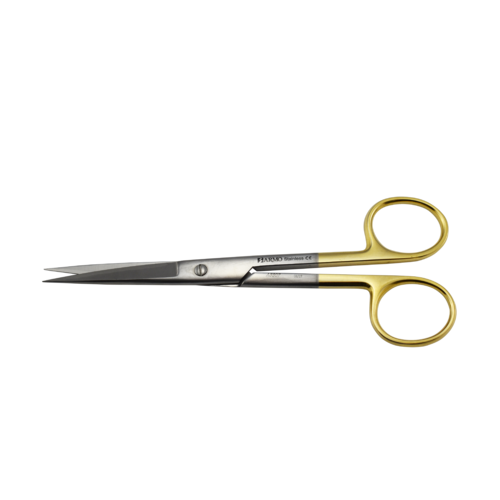ARMO Surgical Scissors Sharp/sharp - straight, Tungsten Carbide 14cm