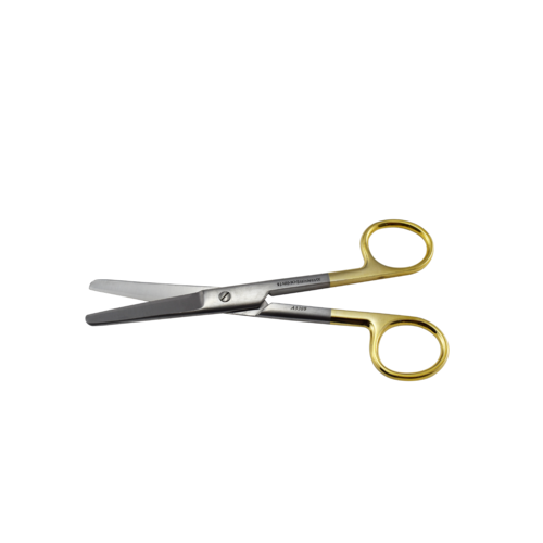 ARMO Surgical Scissors Blunt/blunt - straight, Tungsten Carbide 14cm