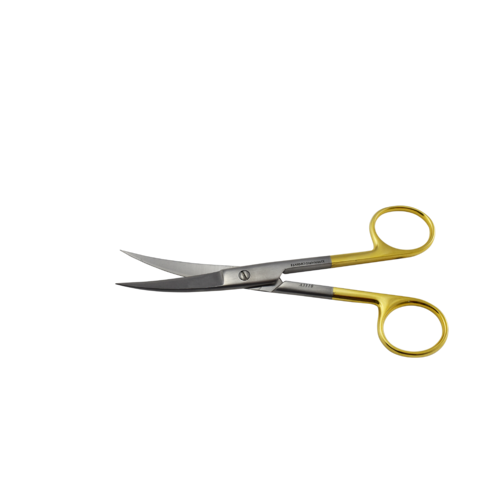 ARMO Surgical Scissors Sharp/sharp - curved, Tungsten Carbide 14cm