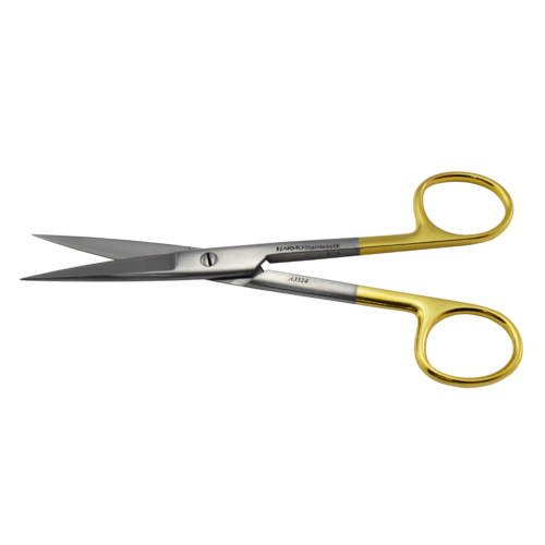 ARMO Surgical Scissors Sharp/sharp - straight, Tungsten Carbide 16cm