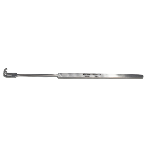 ARMO Delicate Retractor, 2 prong - blunt 16cm