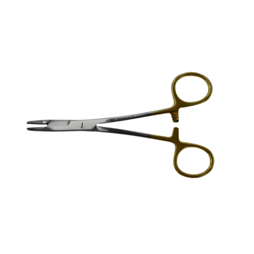 ARMO Olsen Hegar Tungsten Carbide LEFT HAND Needleholder 14cm