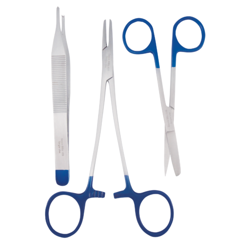 Suture Pack- sh/bl Scissors