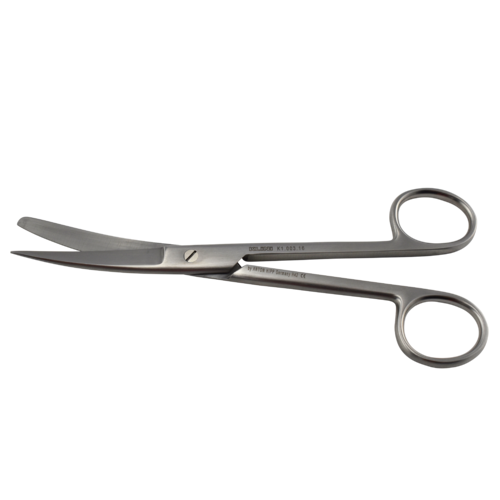 KLINI Surgical Scissors Sharp/blunt - curved 16cm