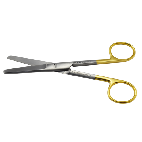 KLINI Surgical Scissors Blunt/blunt - straight, Tungsten Carbide 14cm