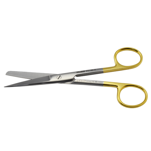 KLINI Surgical Scissors Sharp/blunt - straight, Tungsten Carbide14cm