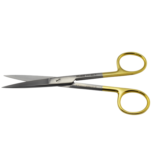 KLINI Surgical Scissors Sharp/sharp - straight, Tungsten Carbide 14cm