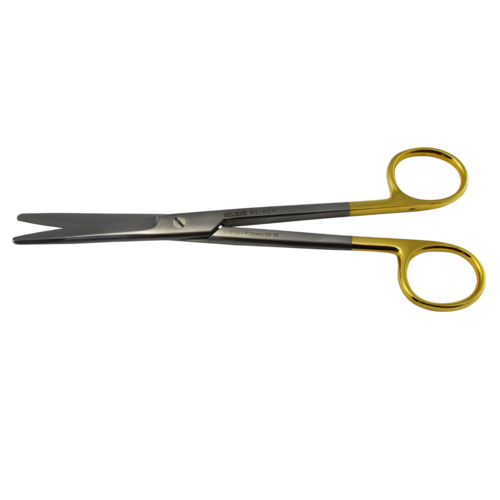 KLINI Mayo Scissors Straight Tungsten Carbide 17cm
